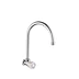 Wall-mounted Single handle Brass Kitchen Faucet